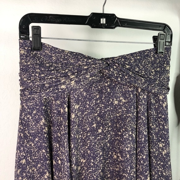 Z Spoke by Zac Posen New York 100% Silk Flared Flouncy Skirt - Picture 2 of 7